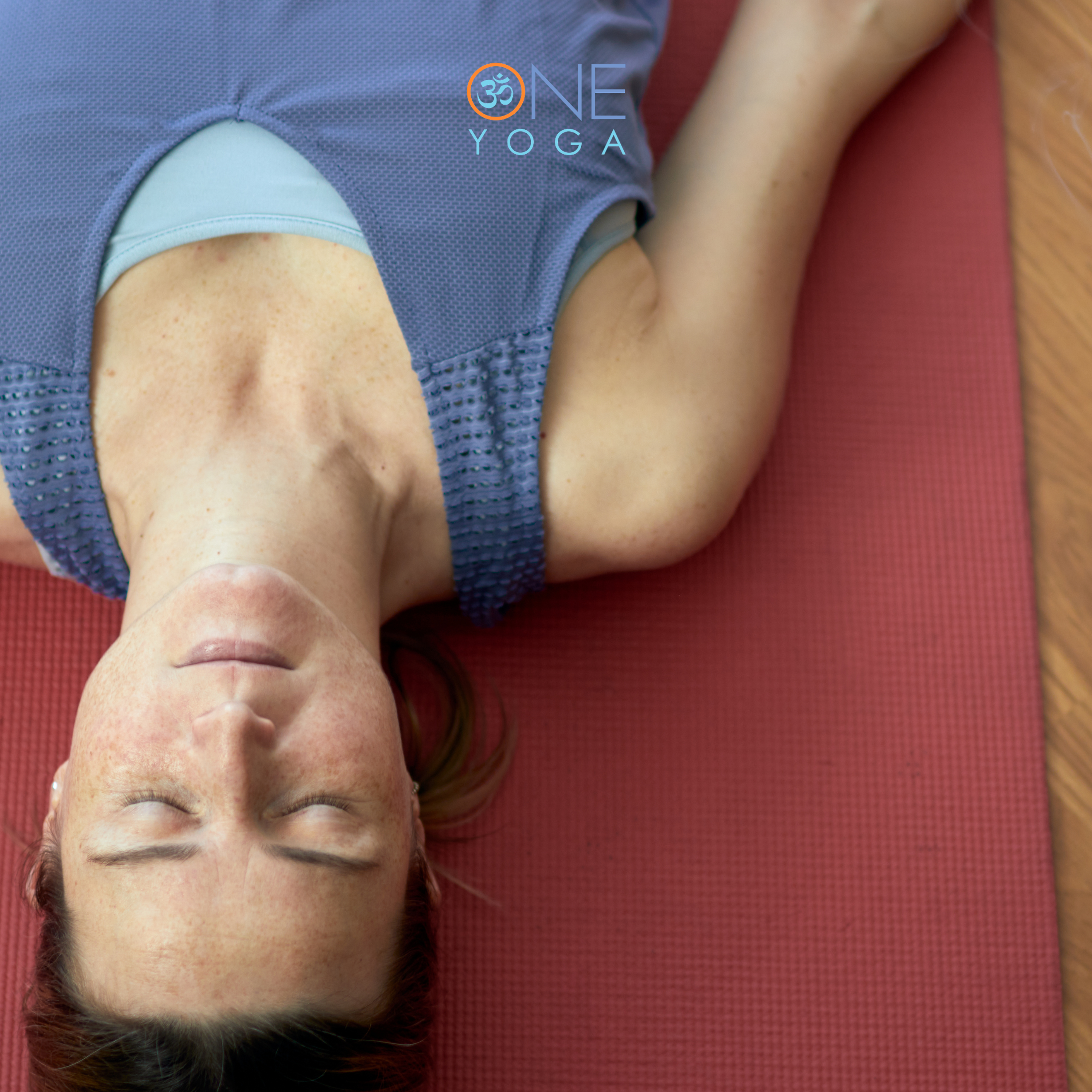yoga nidra practice on the mat
